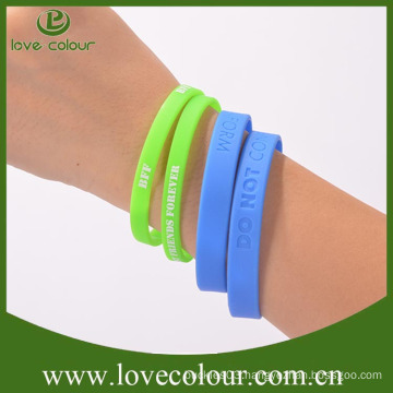 Popular wholesales cheap sell eco-friendly customized bar code silicone wristbands